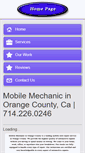 Mobile Screenshot of mobilemechanicinorangecounty.com